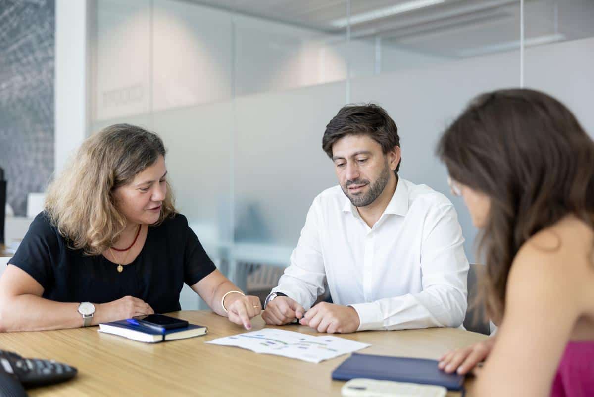 People in meeting